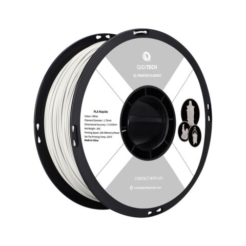 Filament QIDI PLA Rapido 1,75 mm 1 kg - Biały