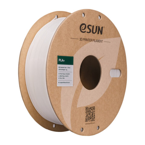 Filament eSUN PLA+ 1,75 mm 1 kg szpula papierowa - Biały