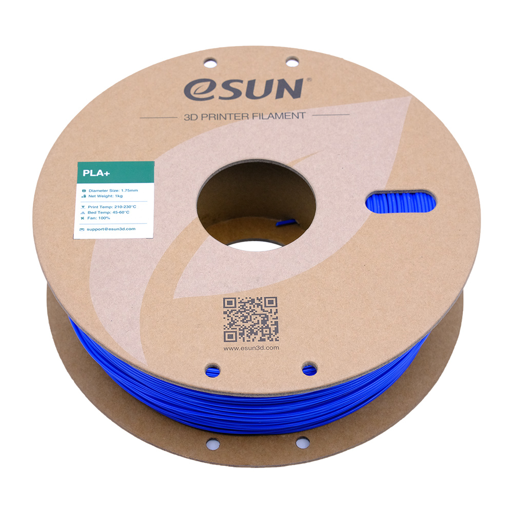 Filament eSUN PLA+ 1,75 mm 1 kg szpula papierowa - Niebieski - obrazek 3