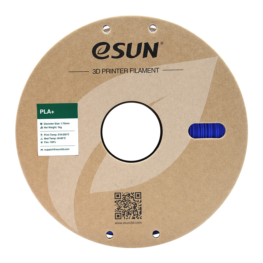 Filament eSUN PLA+ 1,75 mm 1 kg szpula papierowa - Niebieski - obrazek 4