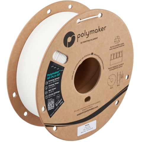 Filament Polymaker HT-PLA-GF 1,75 mm 1 kg - White (biały)