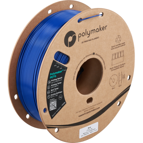 Filament Polymaker PETG 1,75 mm 1 kg - Blue (niebieski)