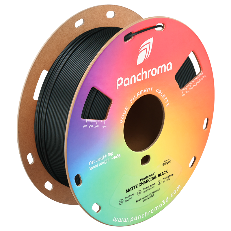 Filament Polymaker Panchroma Matte PLA 1,75 mm 1 kg - Charcoal Black (czarny)