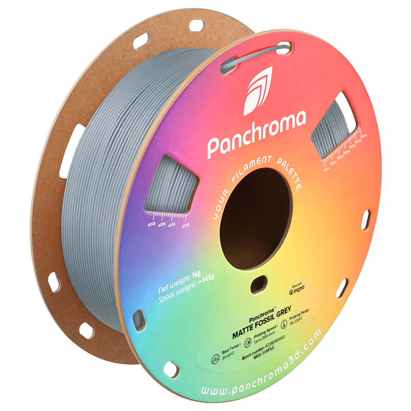 Filament Polymaker Panchroma Matte PLA 1,75 mm 1 kg - Fossil Grey (szary)