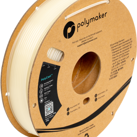 Filament Polymaker PolyCast 1,75 mm 0,75 kg - Natural (naturalny)