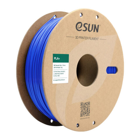 Filament eSUN PLA+ 1,75 mm 1 kg szpula papierowa - Niebieski