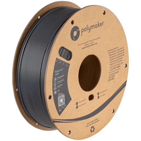Filament Polymaker ASA 1,75 mm 1 kg - Dark Grey (ciemnoszary)