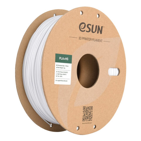 Filament eSUN ePLA+HS 1,75 mm 1 kg szpula papierowa - Zimna biel